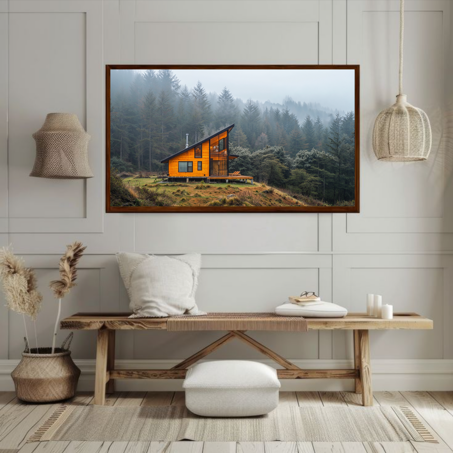 Misty Mornings in the Mountains – Modern Cabin Photo Bundle